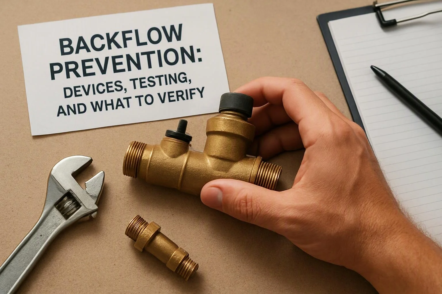Backflow Prevention: Devices, Testing, and What to Verify