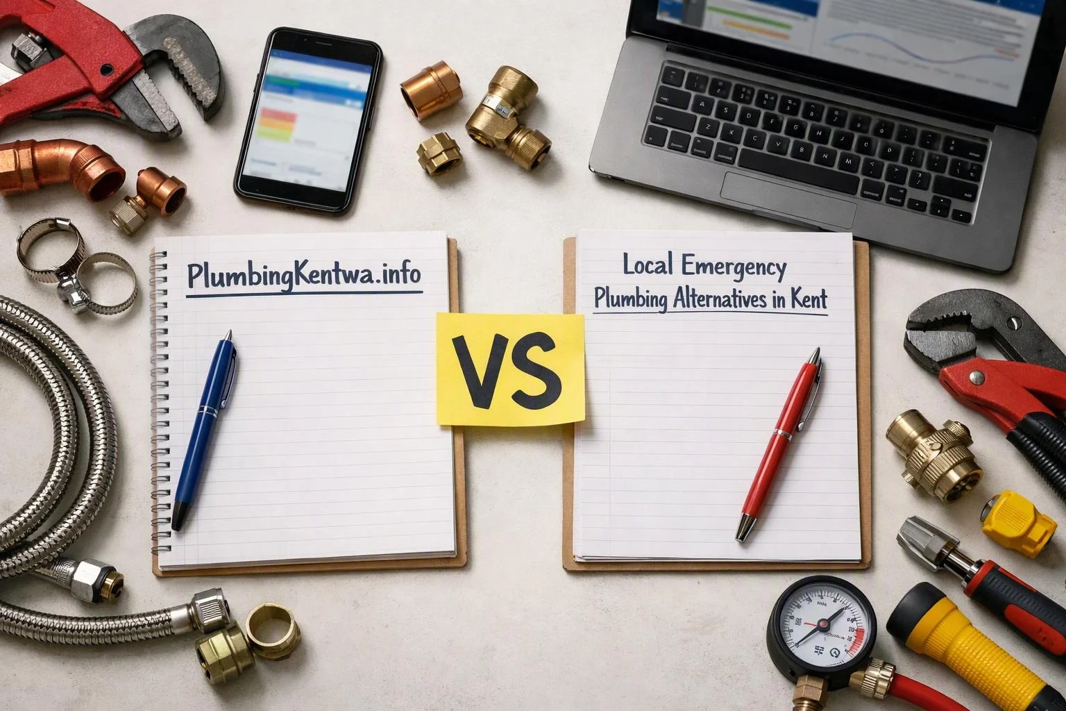PlumbingKentwa.info vs Local Emergency Plumbing Alternatives in Kent: Side-by-Side Comparison