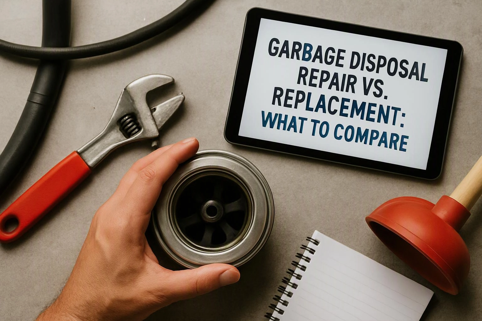 Garbage Disposal Repair vs. Replacement: What to Compare