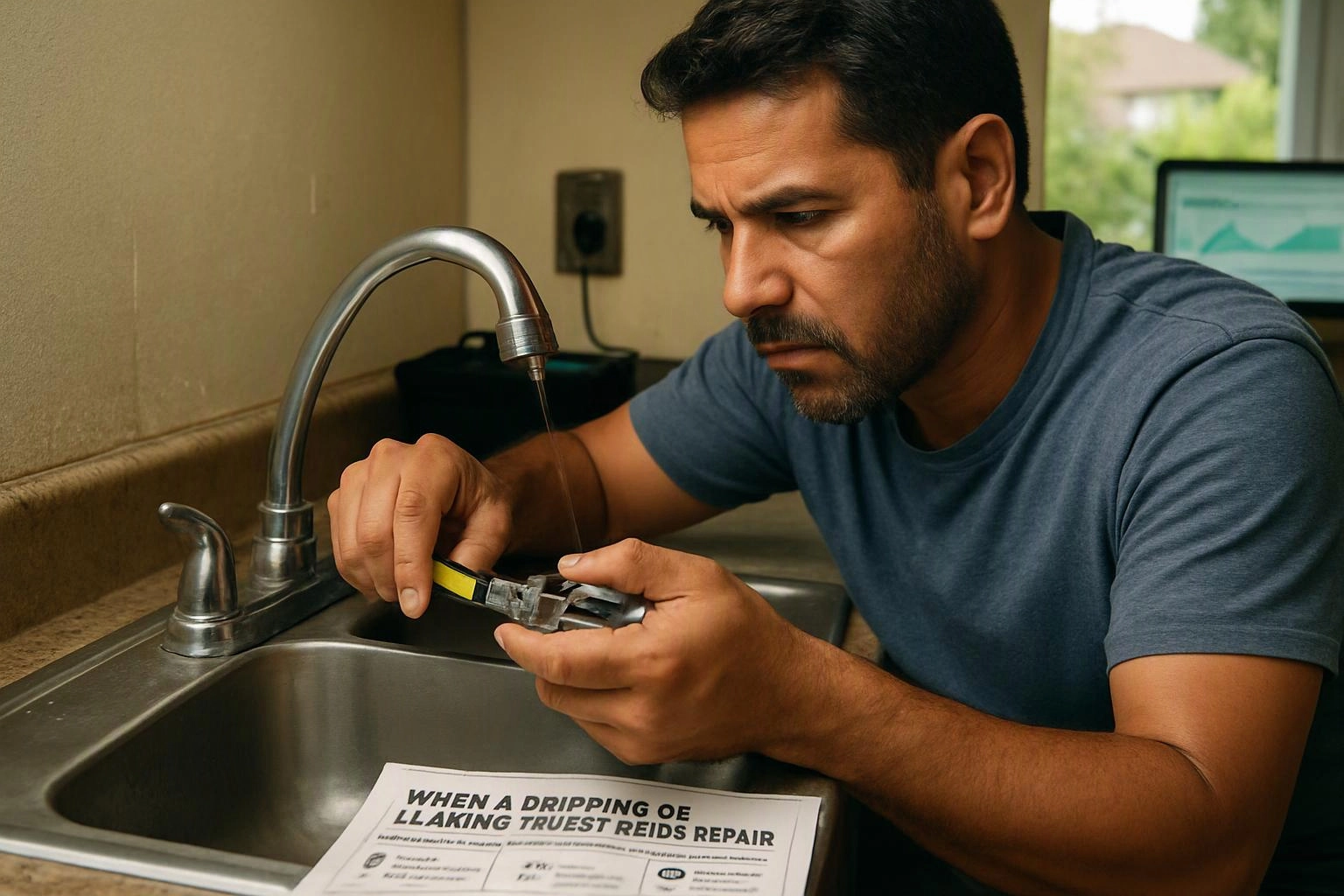 When a Dripping or Leaking Faucet Needs Repair
