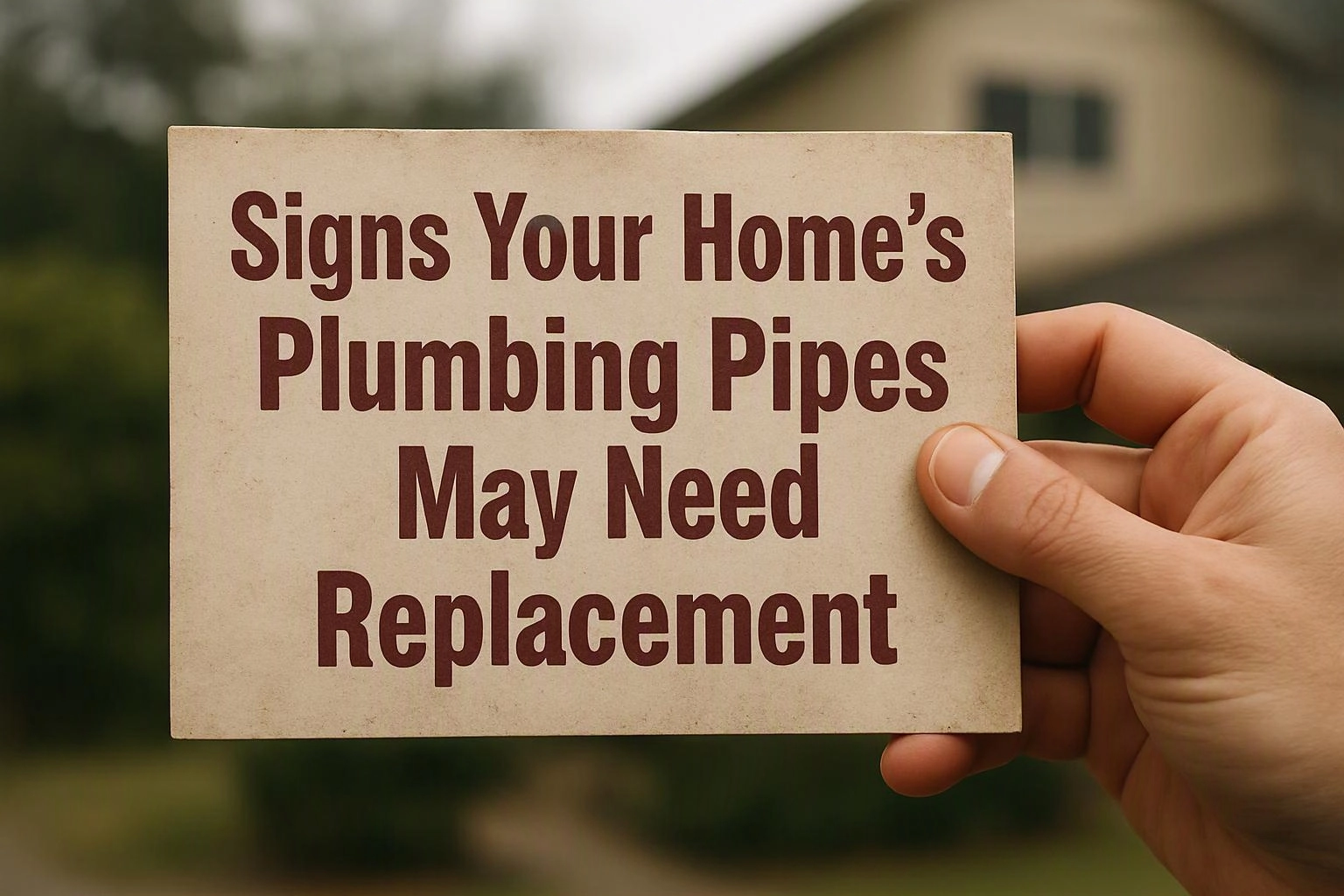 Signs Your Home’s Plumbing Pipes May Need Replacement