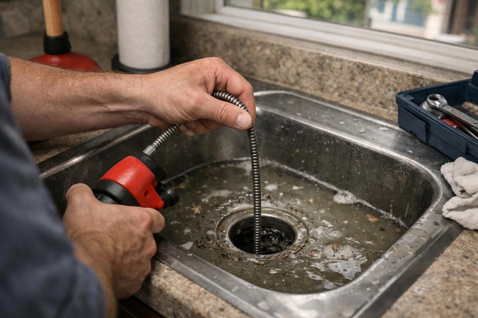 Why a Drain Keeps Running Slowly or Clogging Again