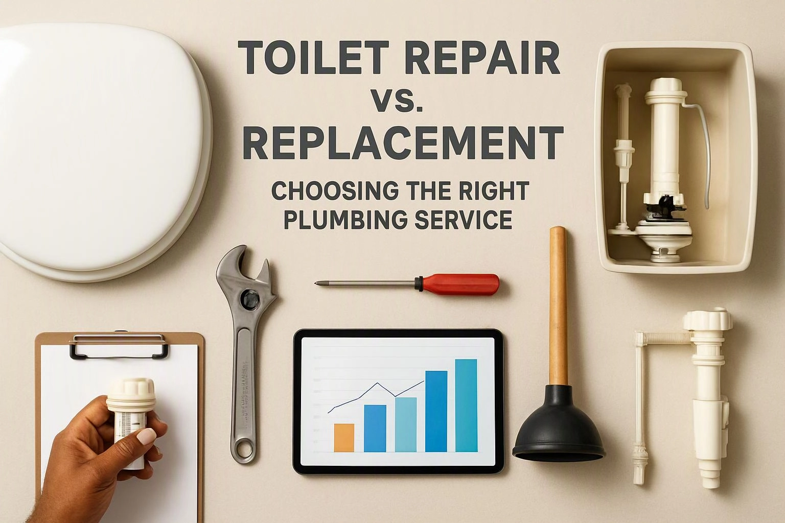 Toilet Repair vs. Replacement: Choosing the Right Plumbing Service