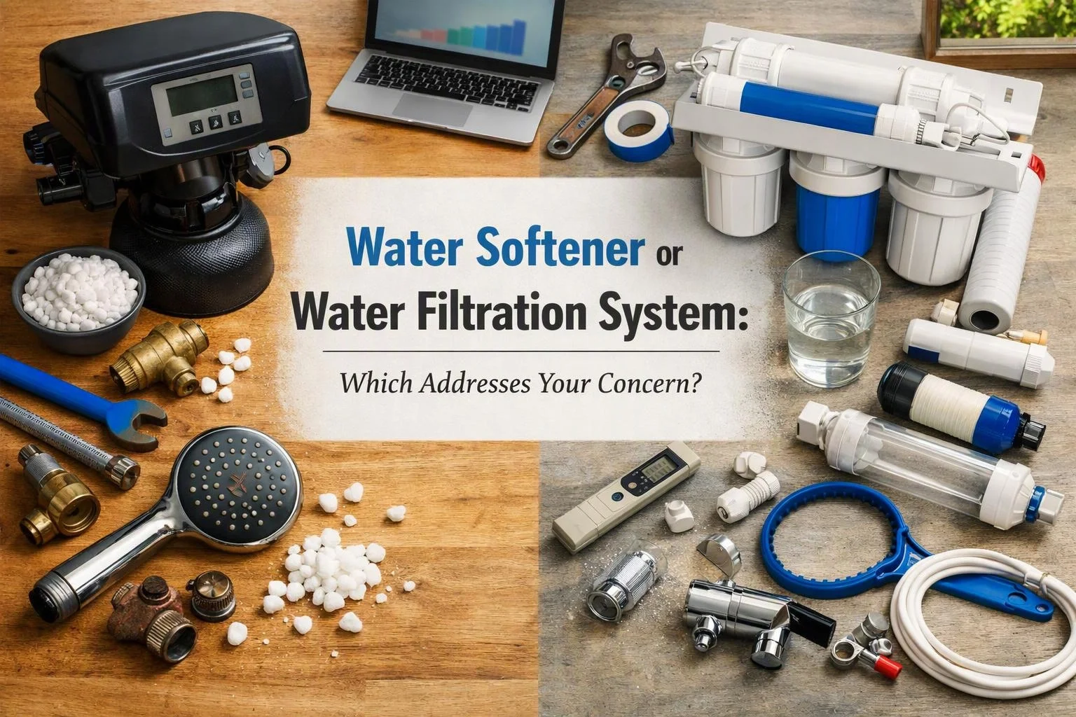 Water Softener or Water Filtration System: Which Addresses Your Concern?